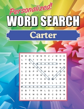 Paperback Carter Word Search: Large Print Word Find Puzzles Book