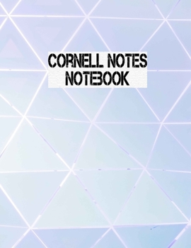 Cornell Notes Notebook: Cute College Ruled Medium Lined Journal Note Taking System for School and University