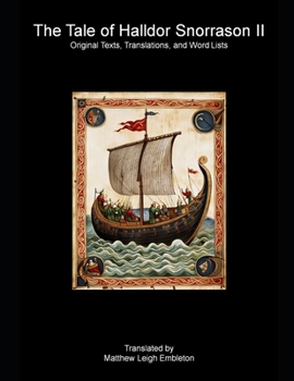 Paperback The Tale of Halldor Snorrason II: Original Texts, Translations, and Word Lists Book