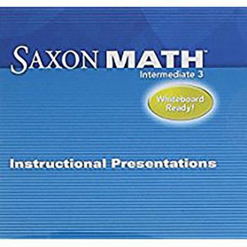 Hardcover Saxon Math 3: Instructional Presentation CD Book