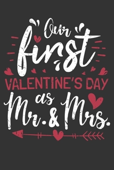 2020 Week To View Dated Planner Diary: 6x9 Inches Paperback Our First Valentine's Day As Mr And Mrs