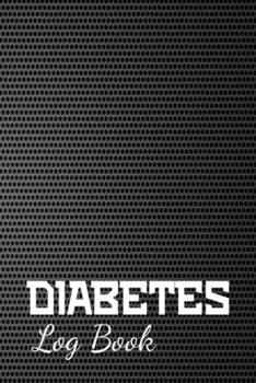 Diabetes Log Book: Easy Tracking Black Journal With Blood Sugar Insulin Carb and Notes 6x9 120 pages