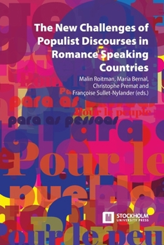 Paperback The New Challenges of Populist Discourses in Romance Speaking Countries Book