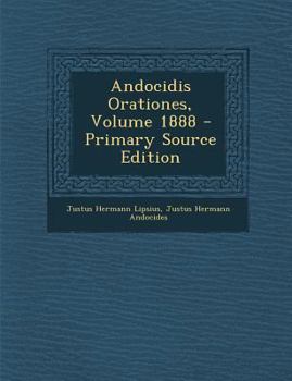 Paperback Andocidis Orationes, Volume 1888 [Latin] Book