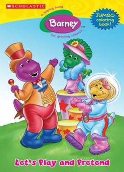 Paperback Barney: Let's Play And Pretend Book