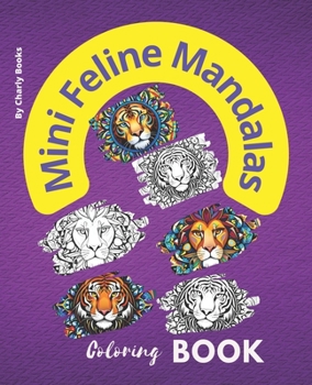 Paperback Mini Feline Mandalas: Adult Coloring Book [Spanish] Book