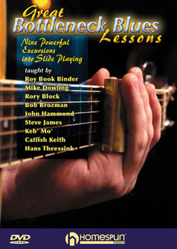 DVD Great Bottleneck Blues Lessons: Nine Powerful Excursions Into Slide Guitar Book