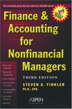 Paperback Finance & Accounting for Nonfinancial Managers [With CDROM] Book