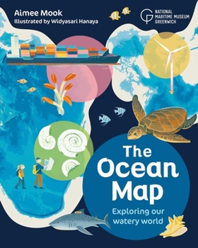 Hardcover The Ocean Map Book