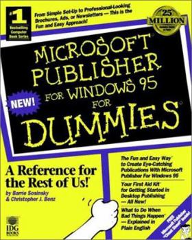 Paperback Microsoft? Publisher for Windows? 95 for Dummies? Book