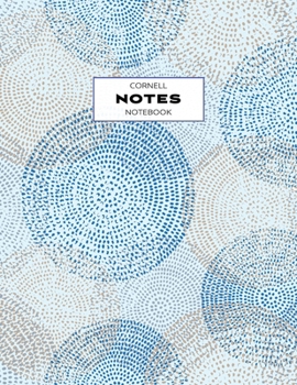 Paperback Cornell Notes Notebook: Note Taking with Graph Paper Quad Grid, Index and Numbered Pages, Blue Circles Book