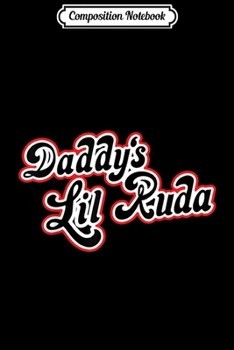 Paperback Composition Notebook: Daddy's Lil Ruda Lucha Libre Inspired For Bad Girls Journal/Notebook Blank Lined Ruled 6x9 100 Pages Book