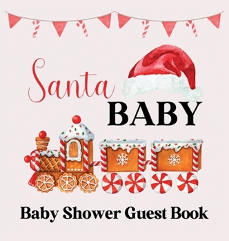 Hardcover Christmas Baby Shower Guest Book (hardback) Book