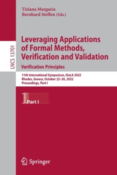 Paperback Leveraging Applications of Formal Methods, Verification and Validation. Verification Principles: 11th International Symposium, Isola 2022, Rhodes, Gre Book