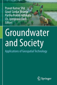 Paperback Groundwater and Society: Applications of Geospatial Technology Book