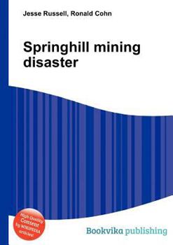 Paperback Springhill Mining Disaster Book