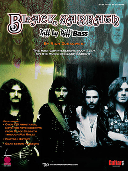 Paperback Black Sabbath - Riff by Riff Bass Book