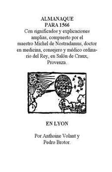 Paperback Almanaque Para 1566 [Spanish] Book