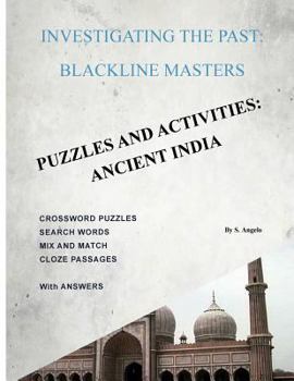 Paperback Investigating The Past: BlackLine Masters: Puzzles & Activities: Ancient India Book