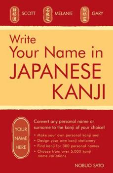 Paperback Write Your Name in Kanji Book