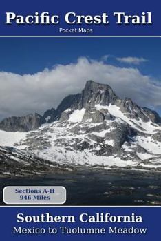 Paperback Pacific Crest Trail Pocket Maps - Southern California Book