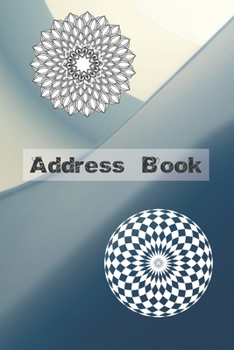 Paperback Address Book: Address Book A-Z, Emergency Book, Birthday, Telephone, Relation, Partner, 6"x9"- 158 Pages Book