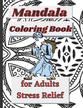 Paperback Mandala coloring book for adults stress relief: 76 Pages of full 8.5 x 11 inch Mandala coloring book for adults stress relief with Mat finish cover. Book