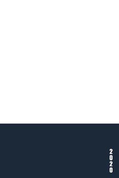 2020 : Black and White Notebook/ Diary Gift - 120Pages - 6 X 9 Inches - White Lined Paper - Personal Journal