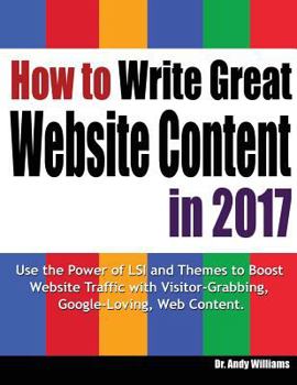 Paperback How to Write Great Website Content in 2017 Book