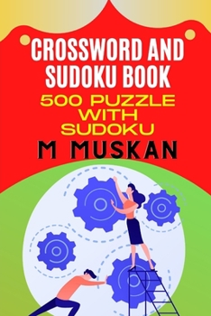 Paperback CrossWord and Sudoku Book 500 Puzzle with Sudoku Book