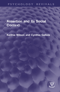 Hardcover Assertion and Its Social Context Book