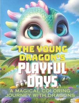 Paperback The Young Dragons Playful Days: A Magical Coloring Journey with Dragons Book