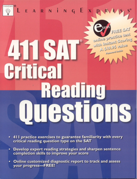 Paperback 411 SAT Critical Reading Questions Book