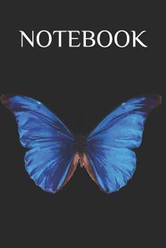 Paperback Notebook: Butterfly Design Journal To Write In (6 x 9 inches) - 120 Pages - Lined Book
