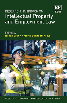 Hardcover Research Handbook on Intellectual Property and Employment Law Book