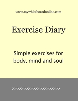 Paperback Exercise Diary Book