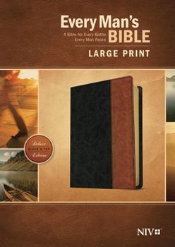 Imitation Leather Every Man's Bible-NIV-Large Print [Large Print] Book