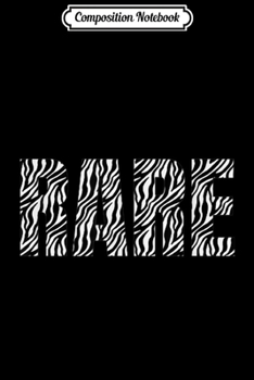 Paperback Composition Notebook: Rare Disease Awareness Zebra Journal/Notebook Blank Lined Ruled 6x9 100 Pages Book