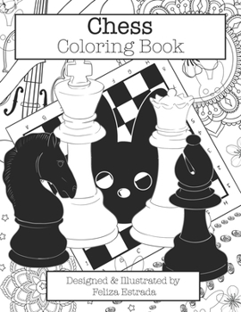 Paperback Chess Coloring Book