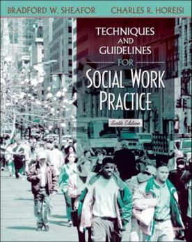 Hardcover Techniques and Guidelines for Social Work Practice Book