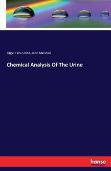 Paperback Chemical Analysis Of The Urine Book