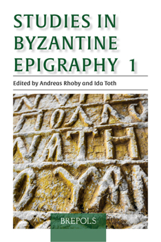 Paperback Studies in Byzantine Epigraphy 1 [German] Book