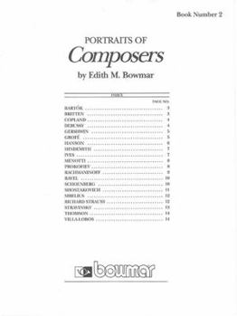 Paperback Portraits of Great Composers: Set 2 (Modern Composers), 20 Posters & Booklet Book