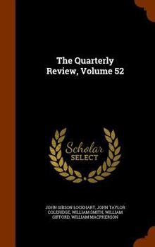 Hardcover The Quarterly Review, Volume 52 Book