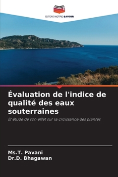 Paperback Évaluation de l'indice de qualité des eaux souterraines [French] Book