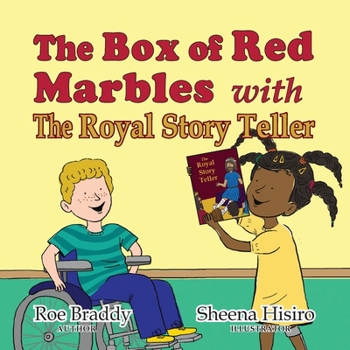 Paperback THE BOX OF RED MARBLES with THE ROYAL STORY TELLER Book