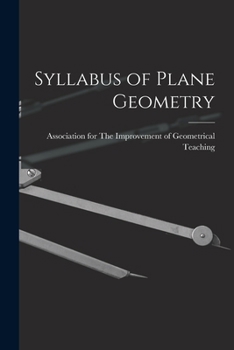 Paperback Syllabus of Plane Geometry Book