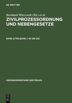 Hardcover §§ 128-252 (Großkommentare der Praxis) (German Edition) [German] Book