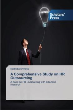 Paperback A Comprehensive Study on HR Outsourcing Book