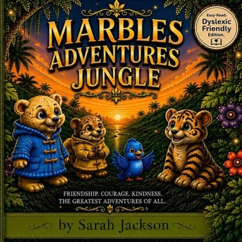 Paperback Marbles Adventures: Jungle Dyslexic Friendly Edition Book